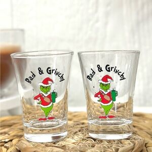 NWT Handmade Bad & Grinchy Christmas Grinchmas Shot Glass